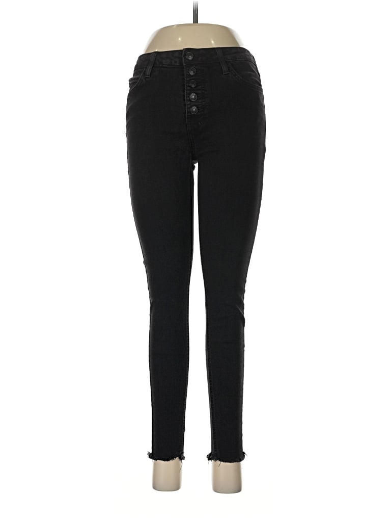 Pre-owned Just Black Jeggings In Black