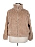 I Believe 100% Polyester Solid Tan Faux Fur Jacket Size 2X - photo 1