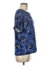 MICHAEL Michael Kors Blue Short Sleeve Blouse Size M - photo 4