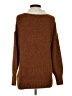 Silverflint Chevron-herringbone Brown Turtleneck Sweater Size XS - photo 2