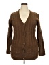 Unbranded 100% Polyester Brown Cardigan Size XXL - photo 1