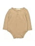 Assorted Brands Tan Long Sleeve Onesie Size 6-12 mo - photo 1