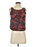 Unbranded Brown Blue Sleeveless Blouse Size S (estimated) - photo 1