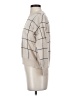 T Tahari Checkered-gingham Tan Turtleneck Sweater Size XS - photo 5