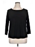 Chico's Black 3/4 Sleeve Top Size XL (3) - photo 1