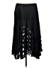 DKNY 100% Polyester Black Formal Skirt Size 4 - photo 1