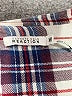 Kenneth Cole REACTION Plaid Ivory 3/4 Sleeve Blouse Size M - photo 7