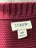 J.Crew Factory Store Solid Burgundy Pullover Sweater Size XS - photo 7