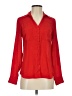 Express 100% Polyester Red Long Sleeve Blouse Size XS - photo 1