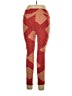 Lularoe Print Red Leggings Size 1X - photo 2