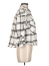 Love Notes Plaid Gray 3/4 Sleeve Blouse Size M - photo 4