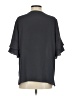 Ann Taylor LOFT 100% Polyester Gray Short Sleeve Blouse Size S - photo 2