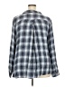 Tradition Plaid Blue 3/4 Sleeve Blouse Size 3X - photo 2