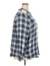 Tradition Plaid Blue 3/4 Sleeve Blouse Size 3X - photo 4