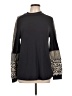 Ces Femme Animal Print Black Turtleneck Sweater Size L - photo 1