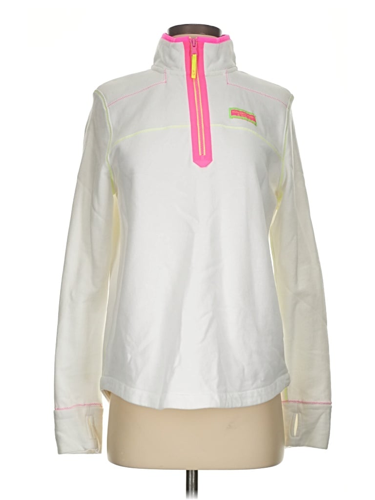 Pre-owned Vineyard Vines Track Jacket In White