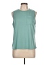 Shein Teal Sleeveless T-Shirt Size L - photo 1