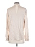 A.L.C. Ivory Long Sleeve Silk Top Size 4 - photo 2