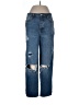 Forever 21 100% Cotton Hearts Blue Jeans Size 30 waist - photo 1