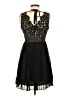 Heartloom 100% Polyester Hearts Black Cocktail Dress Size XS - photo 2