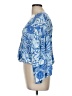 DASH 100% Rayon Blue 3/4 Sleeve Blouse Size M - photo 5