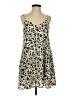 Maverick 100% Polyester Animal Print Brown Casual Dress Size S - photo 1