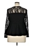 Shein Curve Black Long Sleeve Blouse Size 0X - photo 2