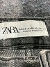 Zara Chevron-herringbone Gray Jeans Size 2 - photo 7