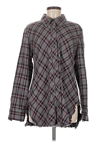 CAbi Long Sleeve Button-Down Shirt (view 1)