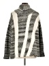 Black Label by Chico's Tweed Gray Turtleneck Sweater Size XL (3) - photo 2