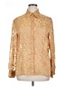 Elementz Gold Long Sleeve Blouse Size XL - photo 1