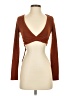Princess Polly Brown Long Sleeve Top Size 2 - photo 1