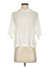 Athleta 100% Polyester Ivory Short Sleeve Turtleneck Size S - photo 1