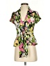 Sunny Leigh 100% Polyester Green Short Sleeve Blouse Size P (petite) - photo 1