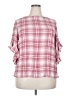 Chaps 100% Viscose Pink 3/4 Sleeve Blouse Size XXL - photo 1