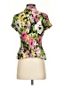 Sunny Leigh 100% Polyester Green Short Sleeve Blouse Size P (petite) - photo 2