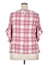 Chaps 100% Viscose Pink 3/4 Sleeve Blouse Size XXL - photo 2