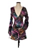 PrettyLittleThing 100% Polyester Black Cocktail Dress Size 2 - photo 1