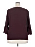 Elle Burgundy 3/4 Sleeve Top Size XXL - photo 2