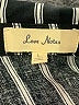 Love Notes 100% Rayon Stripes Black Long Sleeve Blouse Size L - photo 7
