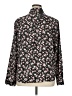 Allegra K 100% Polyester Floral Black Long Sleeve Blouse Size XL - photo 2