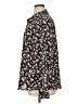 Allegra K 100% Polyester Floral Black Long Sleeve Blouse Size XL - photo 5