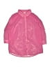 Faded Glory 100% Polyester Pink 3/4 Sleeve Button-Down Shirt Size 10 - 12 - photo 1
