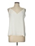 Socialite 100% Polyester Ivory Sleeveless Blouse Size L - photo 1