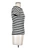 J.Crew Stripes Ivory Short Sleeve Turtleneck Size XS - photo 4