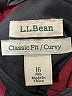 L.L.Bean Burgundy Casual Pants Size 16R - photo 3