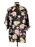Unbranded Floral Black Kimono Size L - photo 2