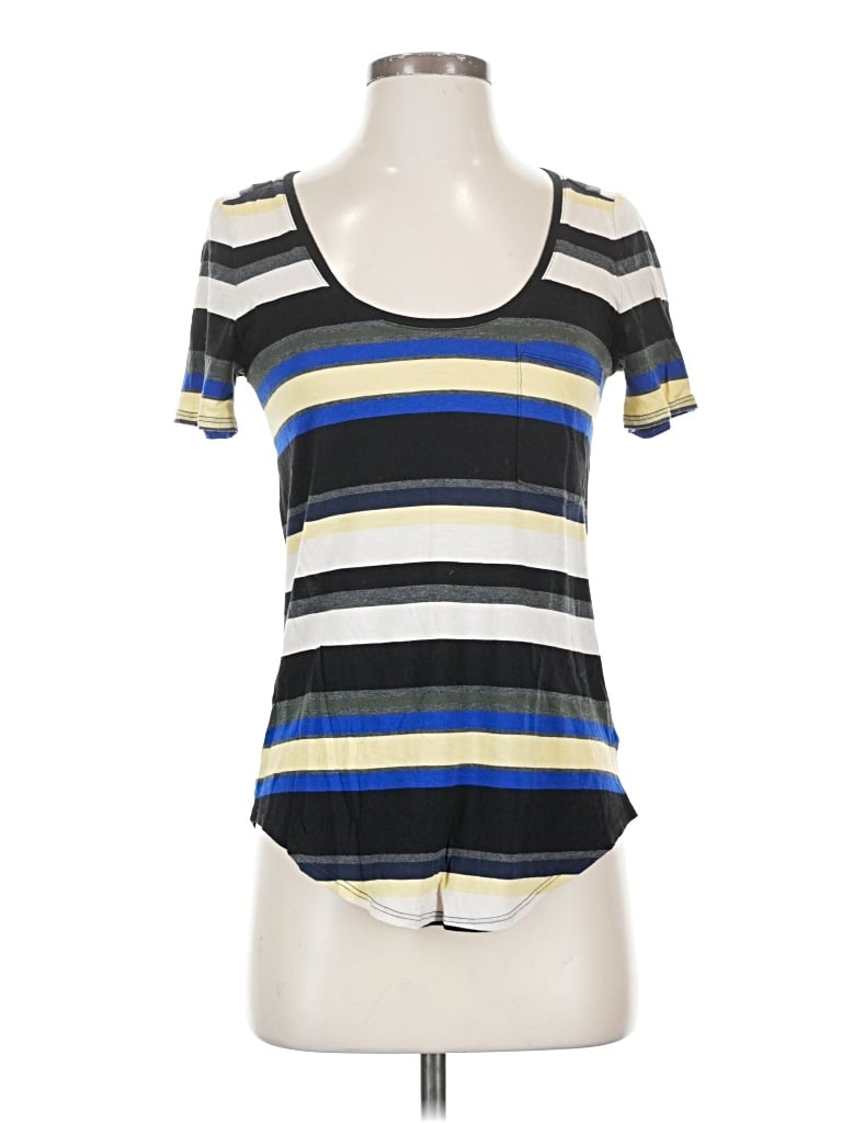 Pre-owned Babaton Short Sleeve T-shirt In Blue