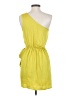 Tyche Solid Yellow Cocktail Dress Size S - photo 2