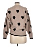 Six/Fifty Hearts Tan Pullover Sweater Size L - photo 2